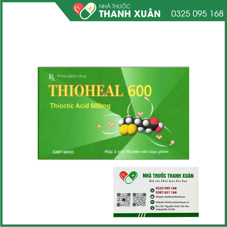 Thioheal 600 điều trị các rối loạn cảm giác do bệnh thần kinh đái tháo đường